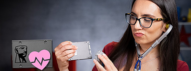 Trisha 用诊断卡检查 SSD