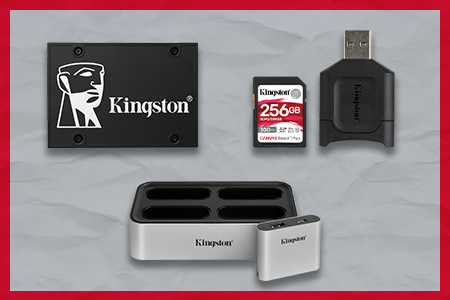 Творчество Рабочая станция и устройства чтения Workflow Station, карты памяти Canvas React Plus SD и micro SD с устройствами чтения и твердотельный накопитель KC600 от компании Kingston