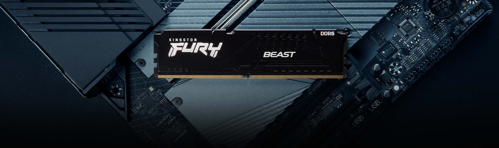 采用 EXPO 的 Kingston FURY Beast DDR5 经 AMD EXPO 认证适用于广泛的 AMD AM5 系列主板