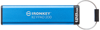 Pendrive USB com criptografia de hardware Kingston IronKey Keypad 200