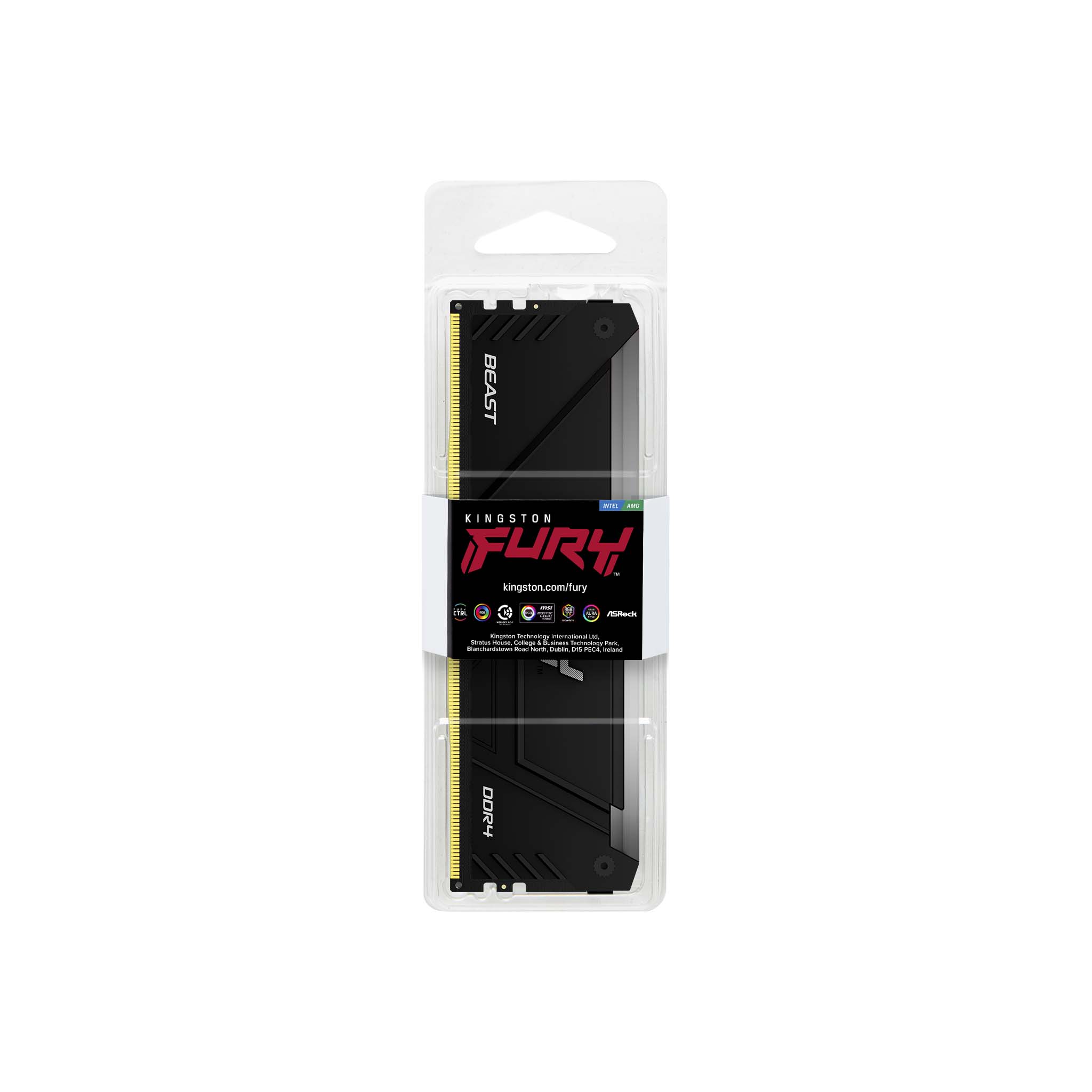 FURY Kingston FURY™ DDR4 RGB Memory – 8GB-128GB 2666MT/s-3733MT/s 