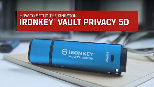Configuration de la IronKey™ Vault Privacy 50