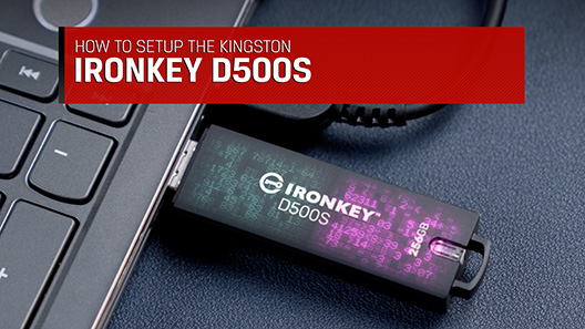 如何安裝 IronKey™ D500S